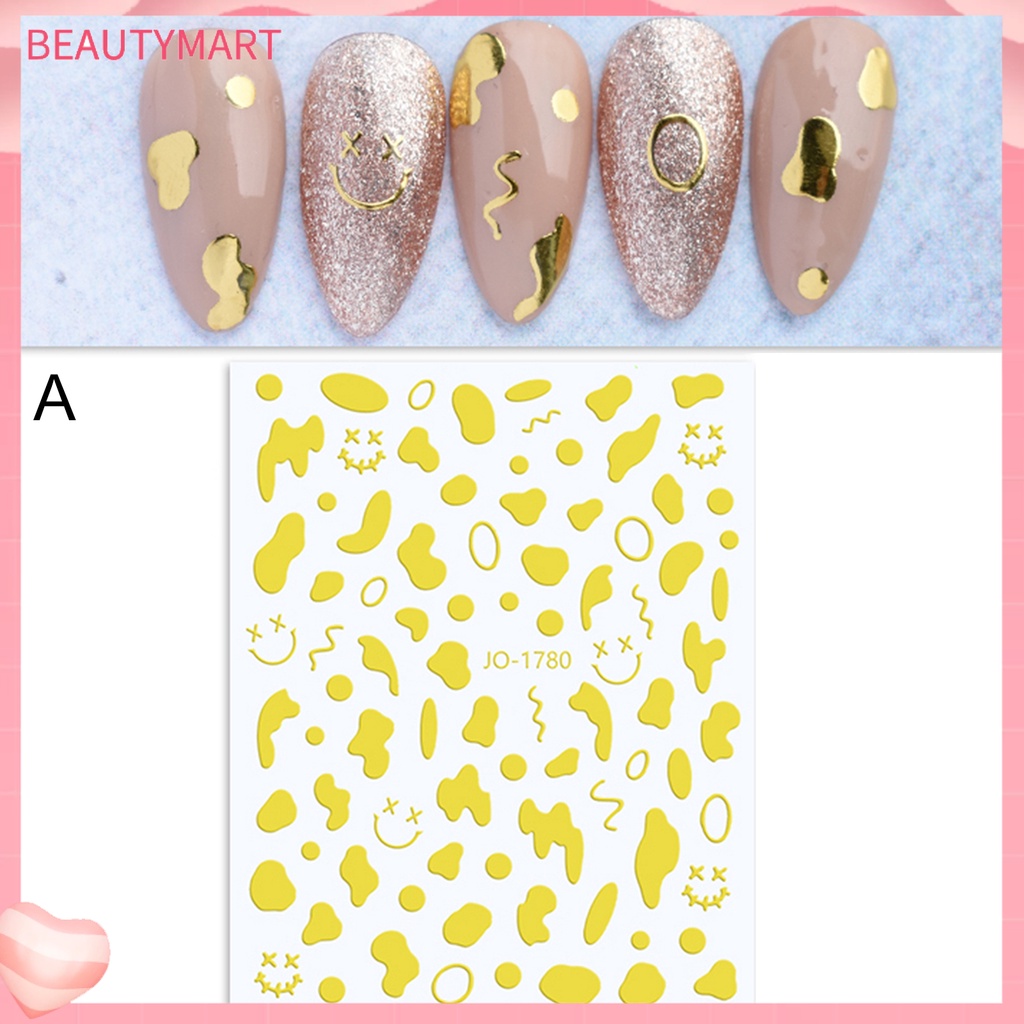Miếng Dán Trang Trí Móng Tay Lấp Lánh Nhiều Màu Sắc