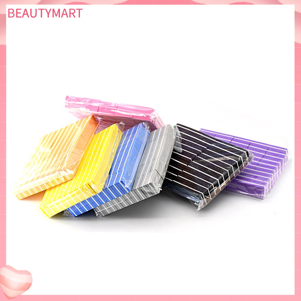 Bộ 50 Miếng Bông Dũa Móng Hai Mặt Độ Co Giãn Cao Kích Thước Nhỏ Gọn Có Thể Tái Sử Dụng