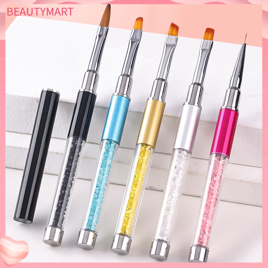 Set 1 / 5 Cọ Trang Trí Móng Tay Lông Mềm Nhiều Màu Tiện Dụng