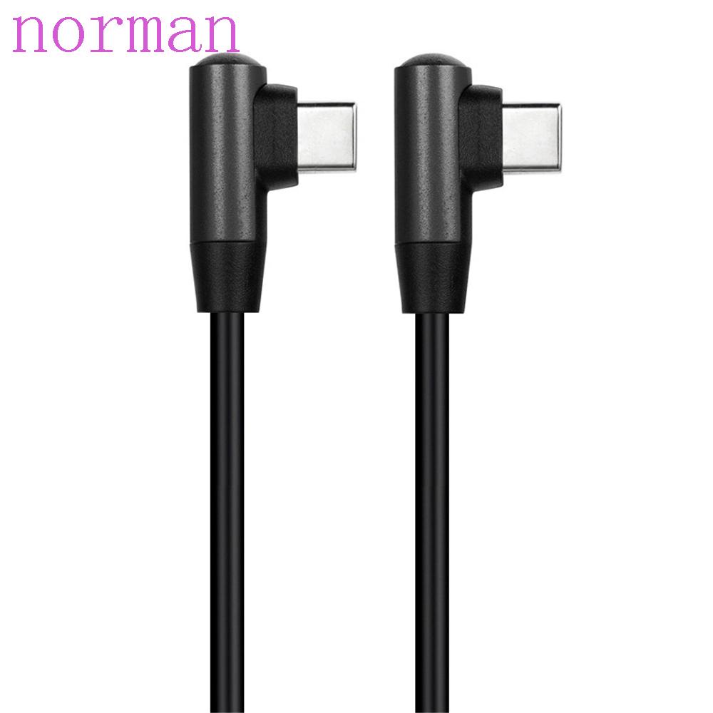 Cáp Sạc Nhanh NORMAN 20V 3A 60W Chuyển Đổi Type C Sang Type C Đầu Đực 90 Độ