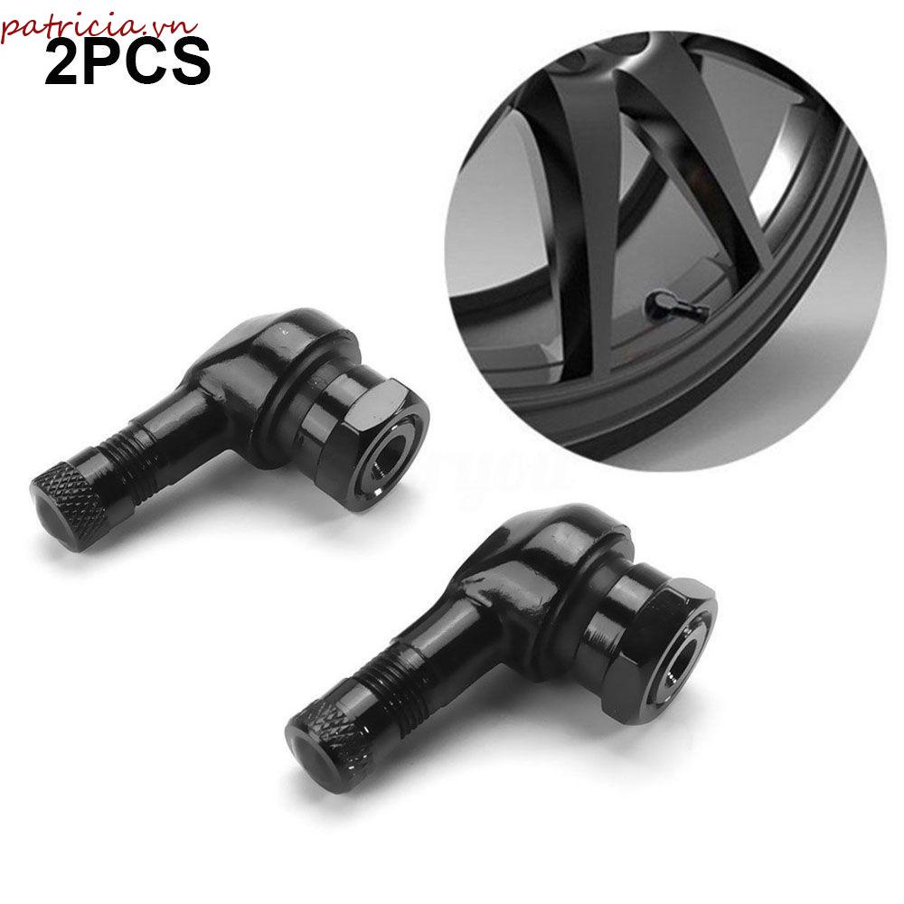 Bộ 2 Van Lốp Xe CNC 90 Độ Bằng Nhôm Bền Bỉ Chất Lượng Cao Cho Xe Máy