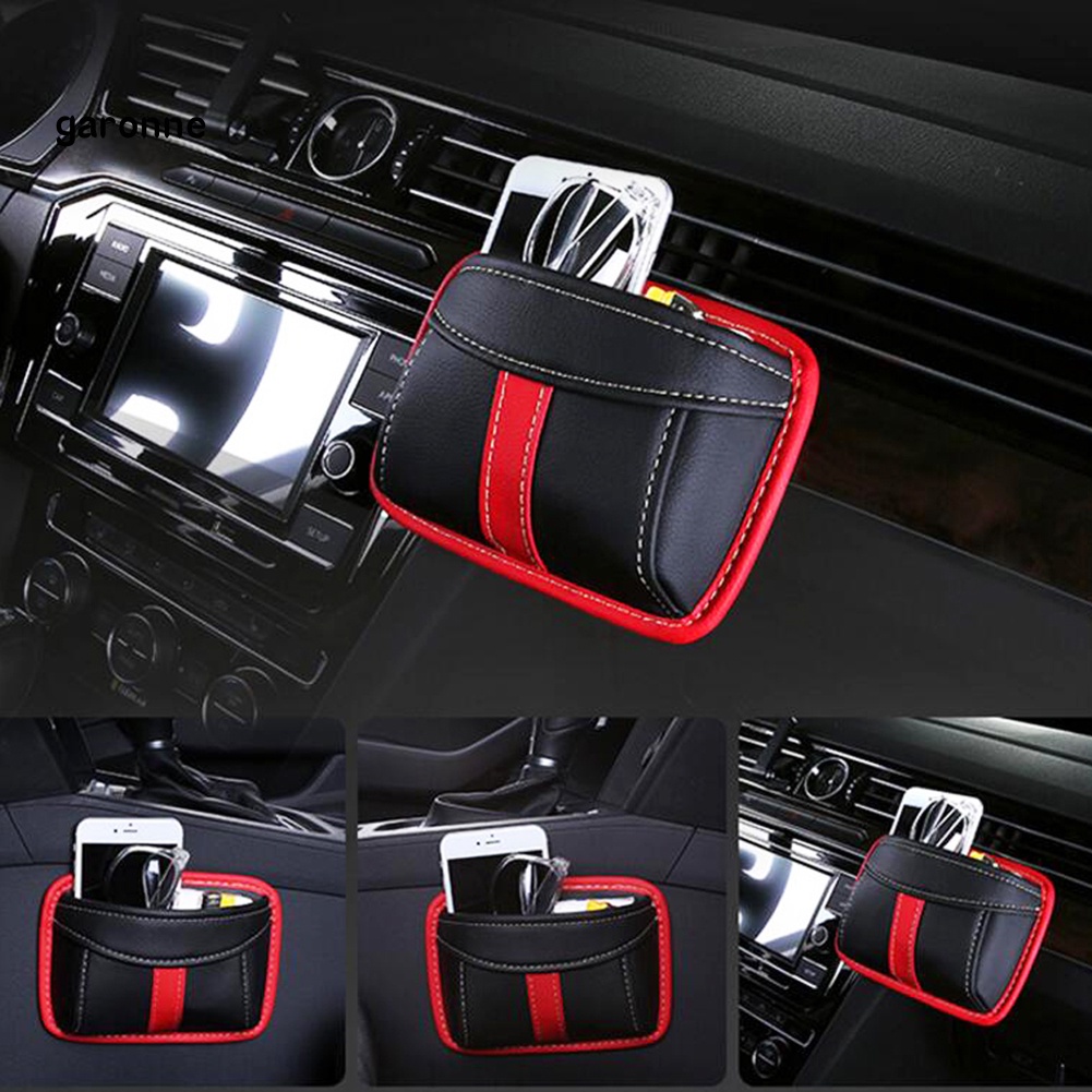 Túi Giả Da Đựng Mắt Kính / Điện Thoại Đa Năng Trang Trí Nội Thất Xe Hơi