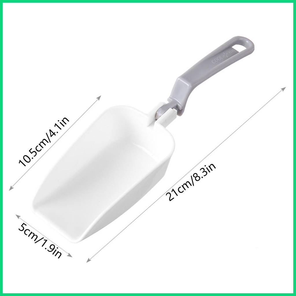 Muỗng Múc Đá Có Thể Gập Lại Tiết Kiệm Không Gian Tay Cầm Dài An Toàn Cho Quán Bar / Nhà Hàng / Khách Sạn