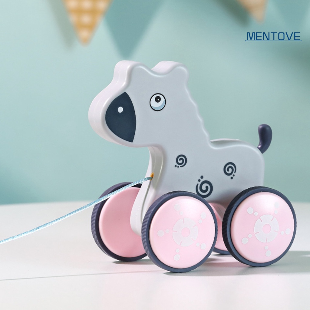 Đồ Chơi Xe Kéo Dây Thừng In Hoạt Hình Dễ Thương Cho Bé