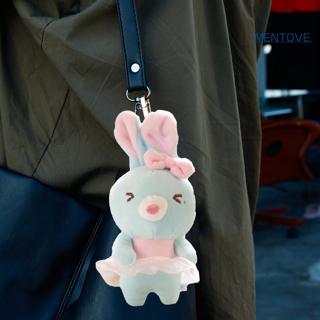 Móc Khóa Hình Thỏ Nhồi Bông Dễ Thương Cho Bé