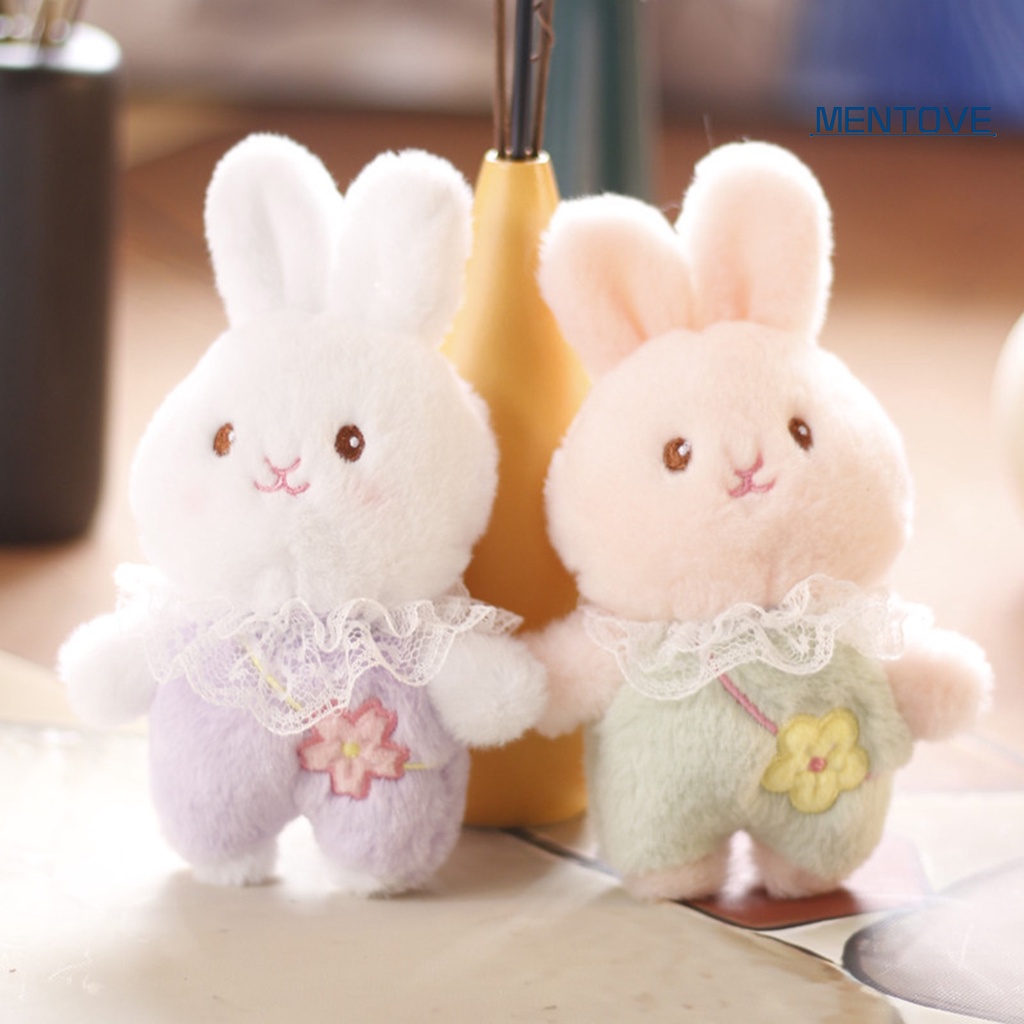 Móc Khóa Thỏ Nhồi Bông 12cm Dễ Thương