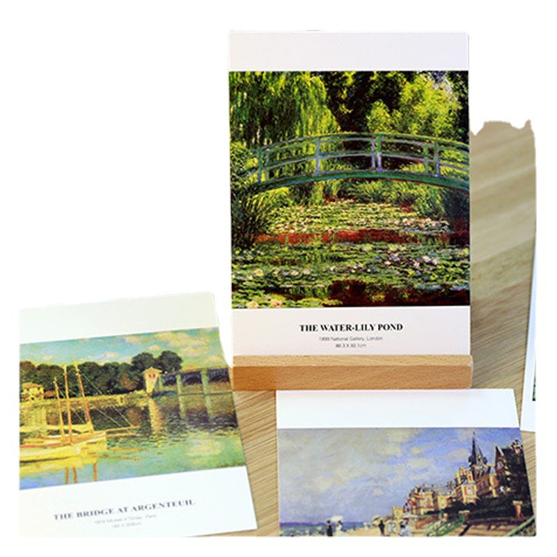 Ảnh trang trí postcard dán tường bộ 30 hình nghệ thuật - Văn phòng phẩm Hakuart