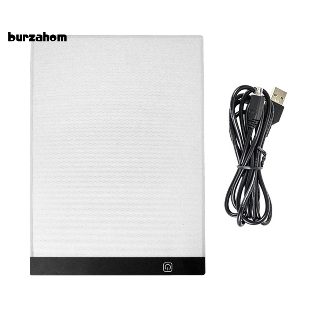 Bảng Khuôn Vẽ Đèn LED Khổ A4 Siêu Mỏng Kiểm Soát Cảm Ứng Kèm Sạc USB Chuyên Dụng Chất Lượng Cao