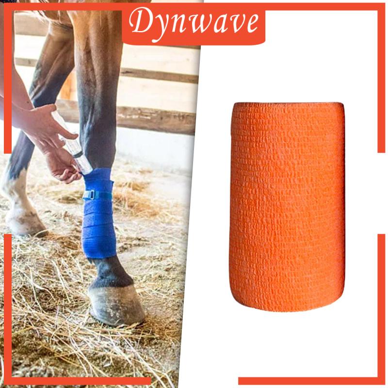 Cuộn Băng Quấn Mắt Cá Chân Tự Dính Bằng Vải Không Dệt Rộng 4 inch Co Giãn Dành Cho Thú Cưng