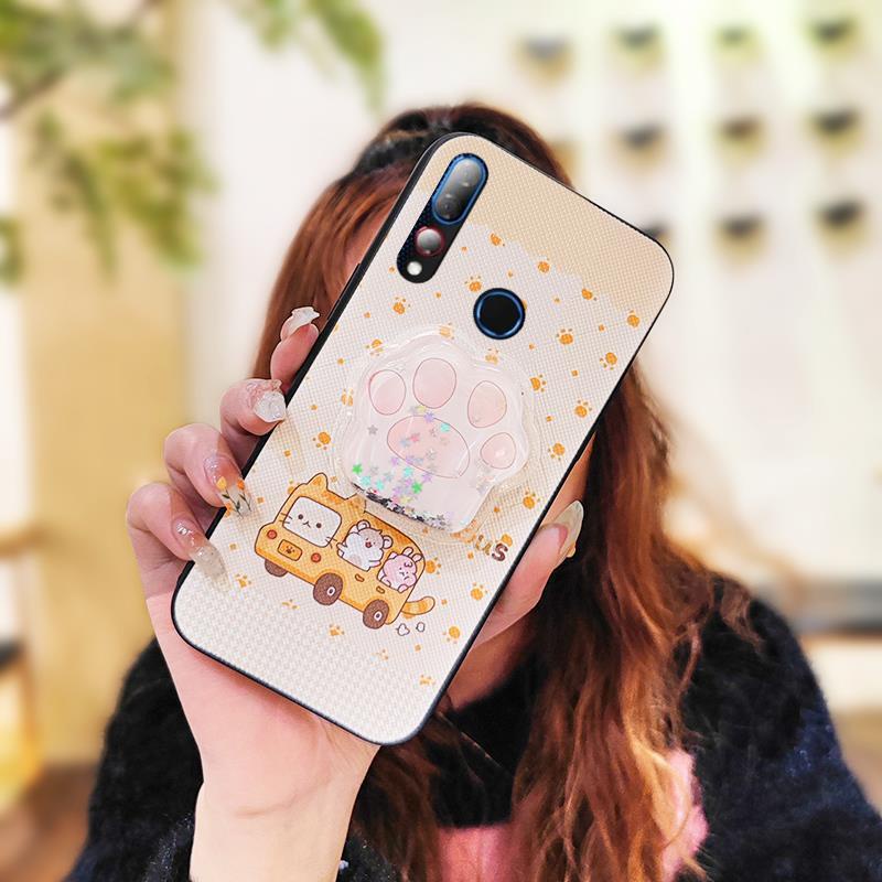 Ốp Điện Thoại Màu Trơn Phong Cách Anime Dễ Thương Cho HTC Desire 19 Plus / D19 +