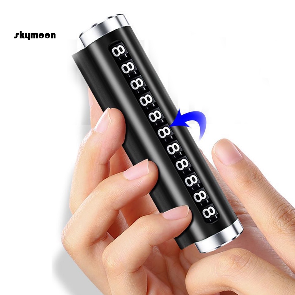 Thẻ Đỗ Xe Tạm Thời Dạng Con Lăn Bằng Kim Loại Thông Dụng Tháo Gỡ Được Cho Xe Hơi