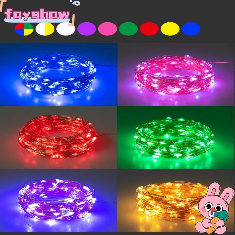 Dây Đèn LED USB Dài 5M Dùng Trang Trí Giáng Sinh