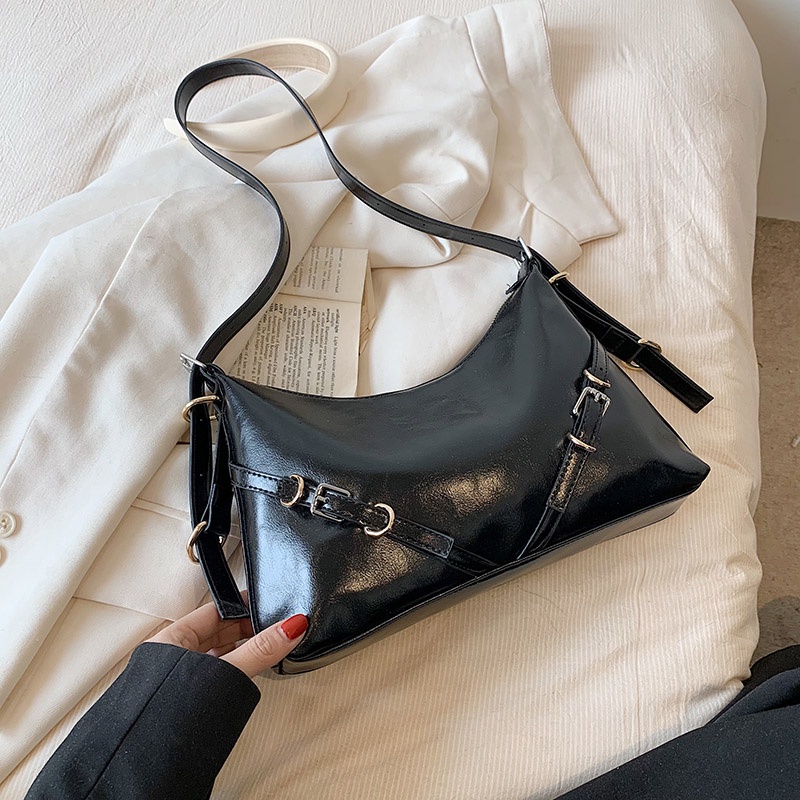 Ielgy Túi Xách tote Sức Chứa Lớn Màu Trơn Thiết Kế Đơn Giản Thời Trang Cao Cấp Phong Cách niche Cho Nữ