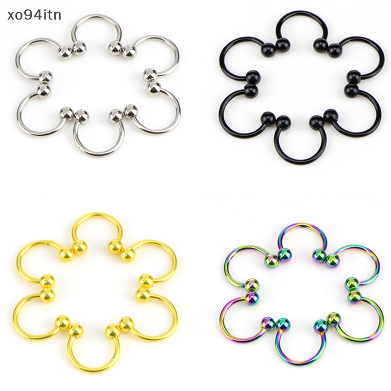 Set 10 Khuyên Mũi / Môi / Tai Bằng Thép Không Gỉ Cá Tính