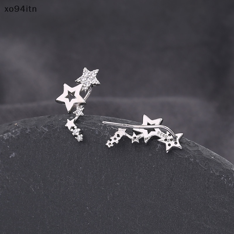 1 Đôi Bông Tai Ngôi Sao Đính Đá Thời Trang