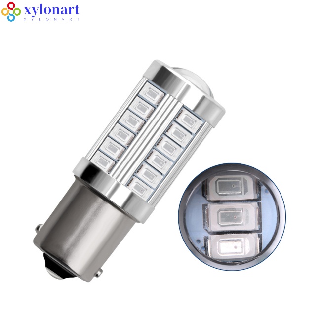 Đèn LED Phanh Tự Động 1156 1157 5730 5630 33SMD Cho Xe Hơi