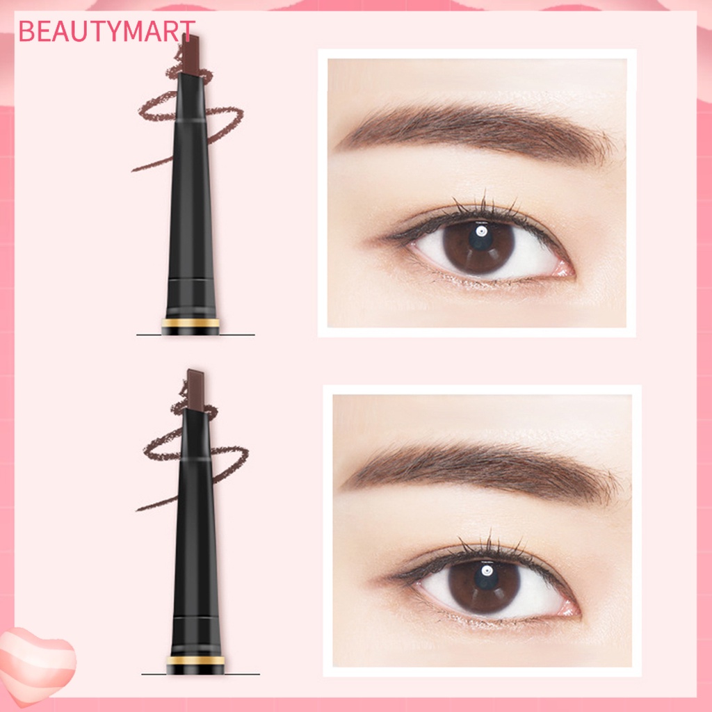 Bút Kẻ Lông Mày Thiết Kế Hai Đầu Xoay Tự Động Chống Thấm Nước