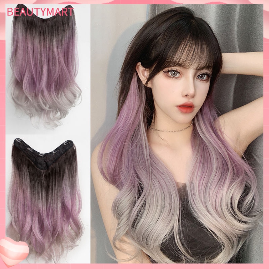 Bộ Tóc Giả Dài Xoăn Tự Nhiên Mềm Mại Thời Trang Cho Nữ