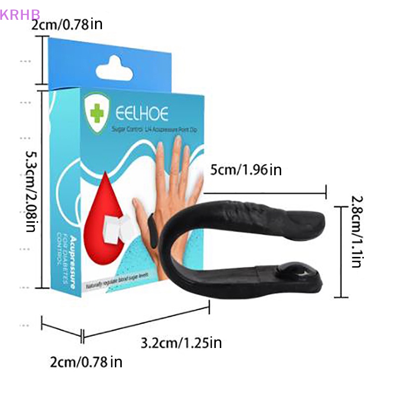 Kẹp Bấm Huyệt Điều Khiển Đường KRHB Cho Diabetic Hỗ Trợ Giảm Mụn Glucose Mới