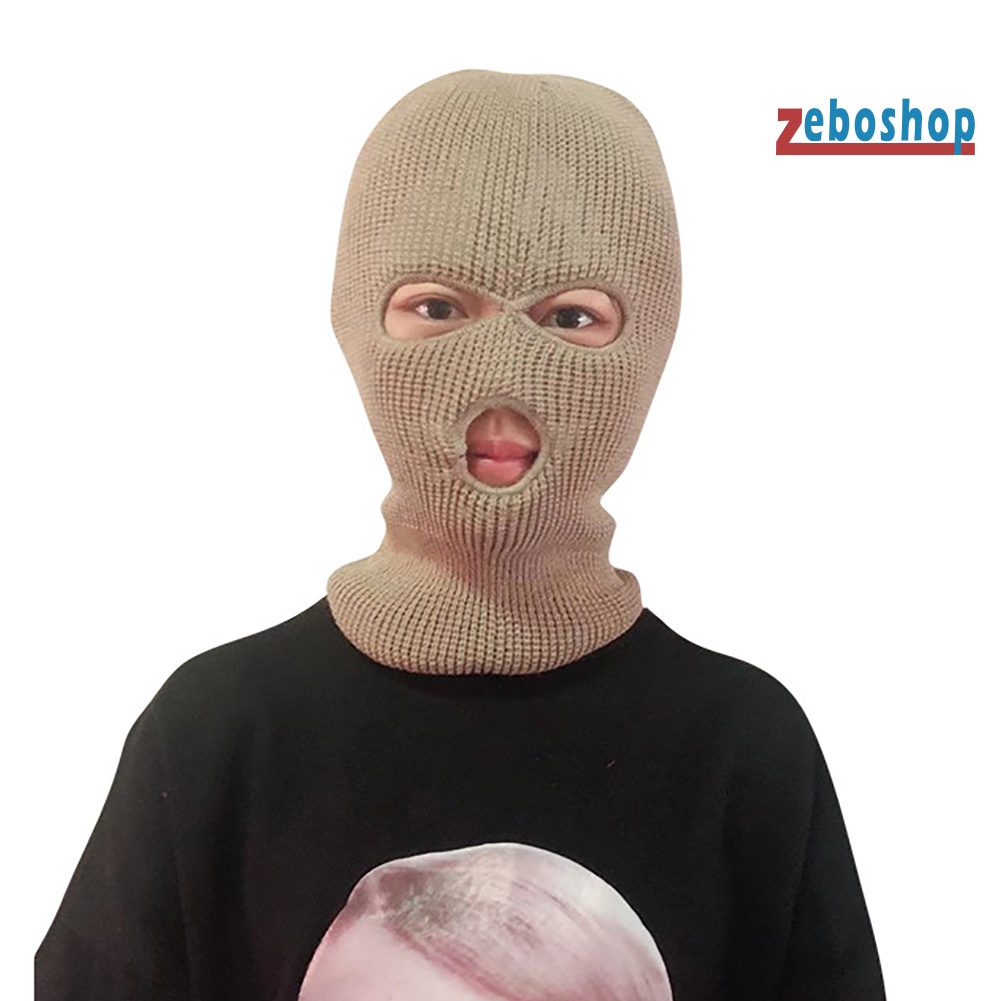 Mũ Trùm Mặt 3 Lỗ Chống Gió Giữ Ấm Mùa Đông