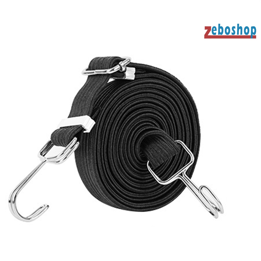 Dây Buộc Hành Lý Co Giãn Có Móc Kim Loại Chống Gỉ Có Thể Điều Chỉnh