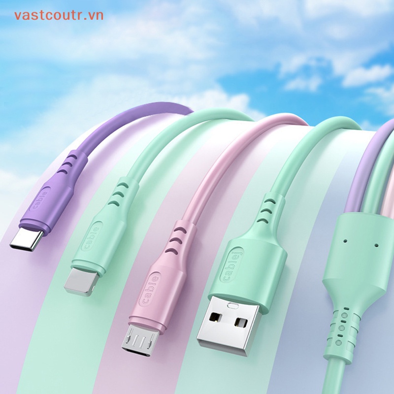 Dây Cáp Sạc Nhanh USB 3 Trong 1 Cho Thiết Bị Apple / Android / TYPE-C