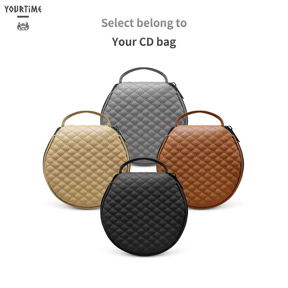 Hộp Đựng Đĩa CD DVD 20 Ngăn Có Khóa Kéo Tiện Dụng