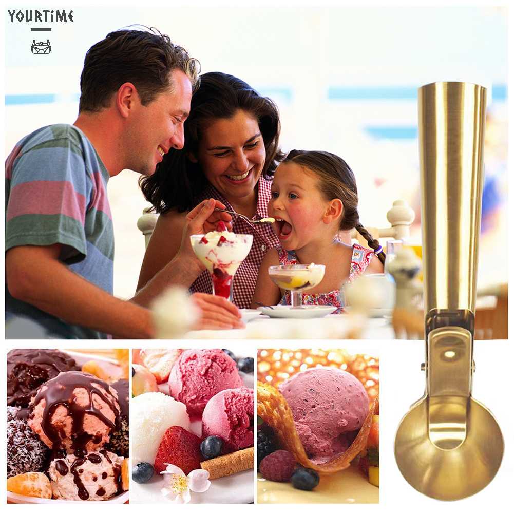 Muỗng Múc Kem Bằng Thép Không Gỉ Tiện Dụng Cho Nhà Bếp