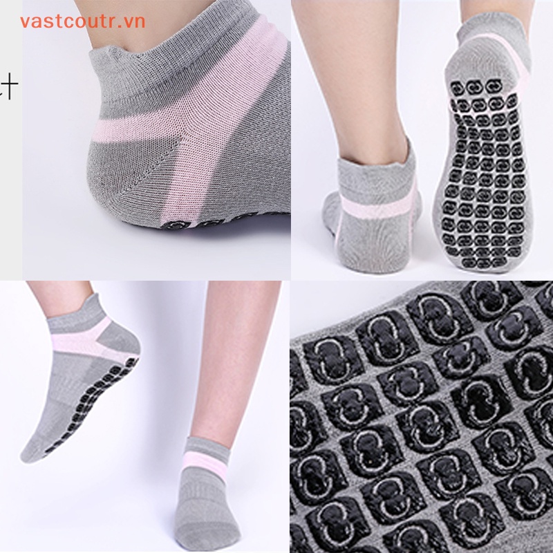 1 Đôi Tất Thể Thao Bằng Silicon Chống Trượt Khô Nhanh Cho Nữ