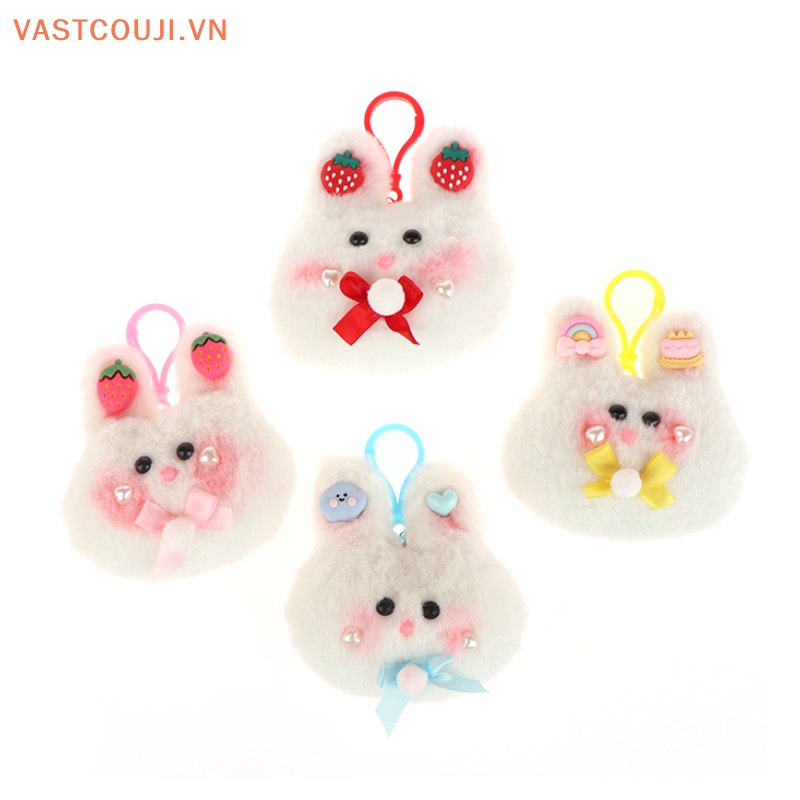Móc Khóa Hình Thỏ Nhồi Bông Đáng Yêu