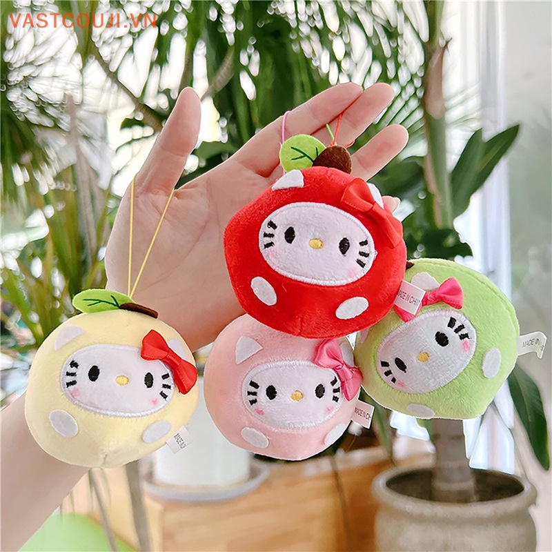 Móc Khóa Hình Mèo Nhồi Bông Dễ Thương