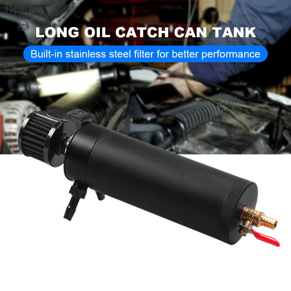 Bình Đựng Dầu 2 Cổng Bằng Nhôm Cho Xe Hơi