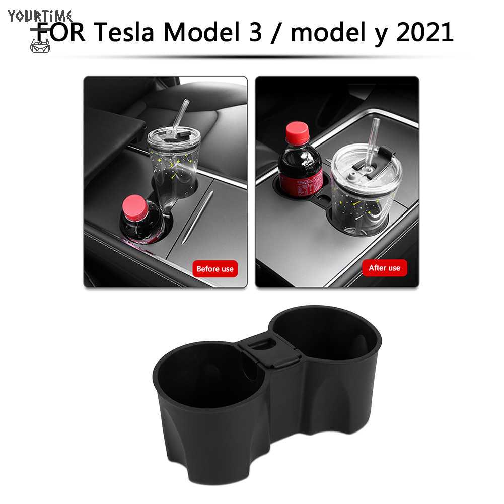 Giá Đỡ Cốc Nước Cho Xe Hơi Tesla Model 3 Y 2021