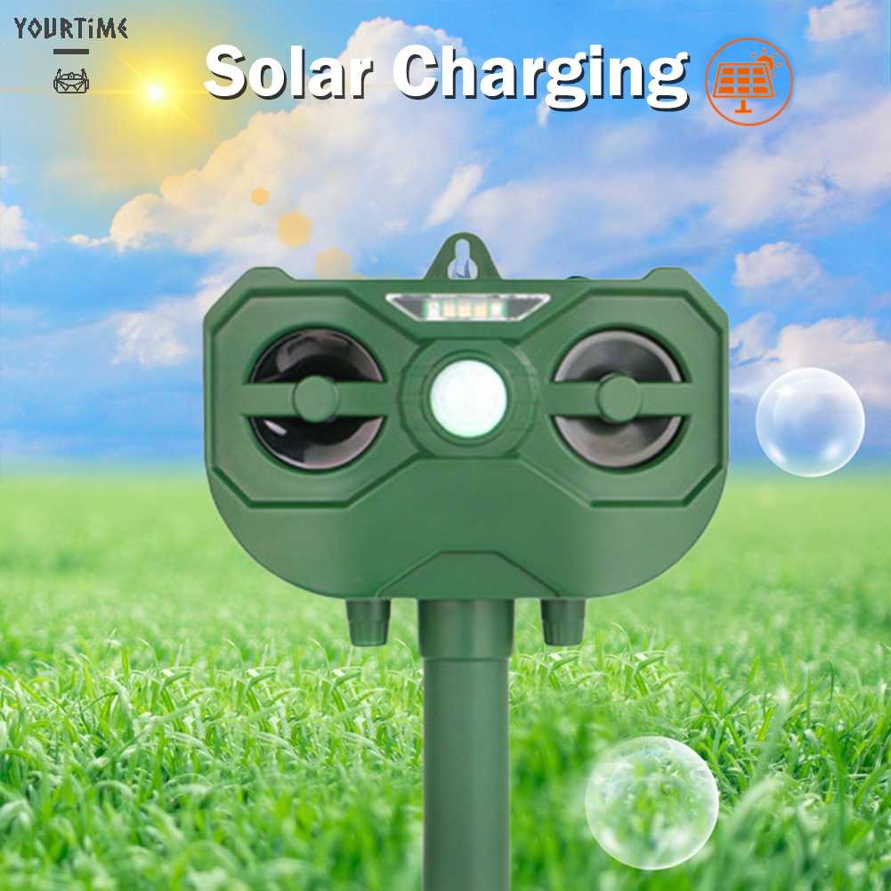 Thiết Bị Đuổi Chuột Bằng Sóng Siêu Âm Chạy Bằng Năng Lượng Mặt Trời