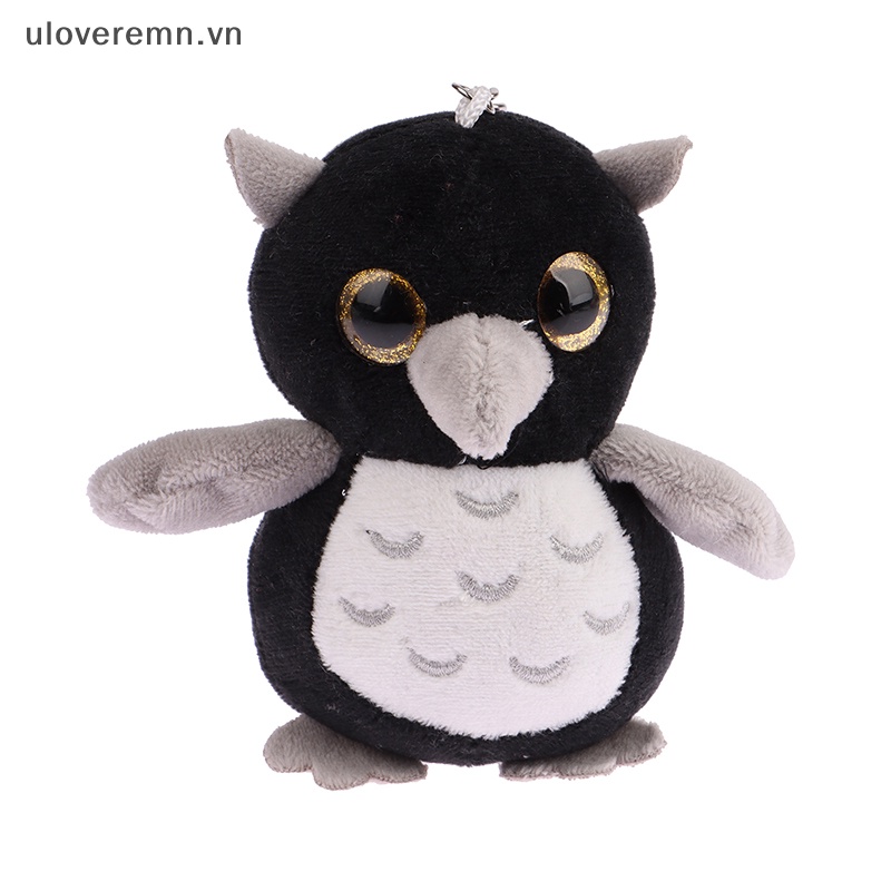 Móc Khóa Hình Cú Nhồi Bông Mềm Mại Dễ Thương