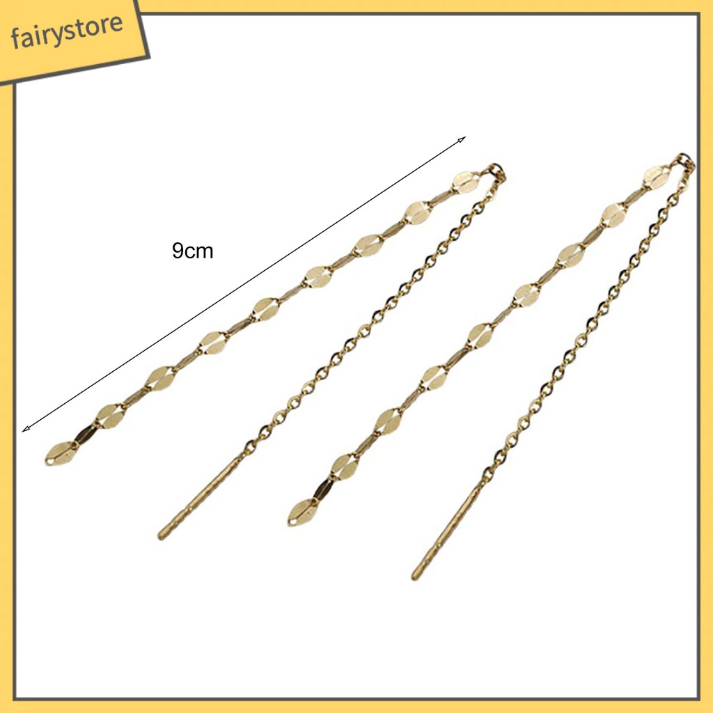 1 Đôi Bông Tai Dáng Dài Thiết Kế Ngọt Ngào Thời Trang Cho Nữ