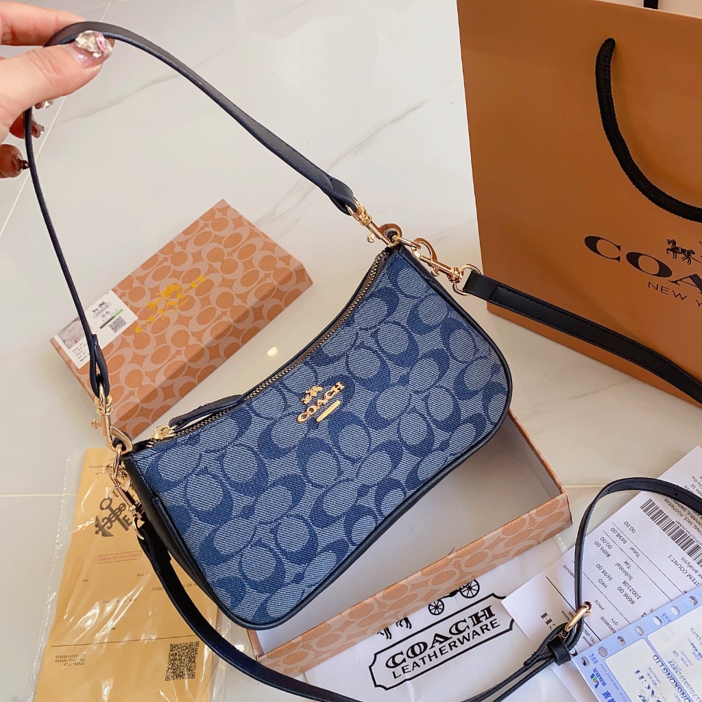 TúI đEo ChéO Da Pu Coach XáCh NáCh đEo Vai Cỡ LớN ThiếT Kế đơN GiảN ThờI Trang Cho Nữ