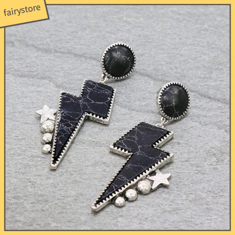 1 Đôi Bông Tai Hình Ngôi Sao Năm Cánh Phong Cách Bohemian Thời Trang Cho Nữ