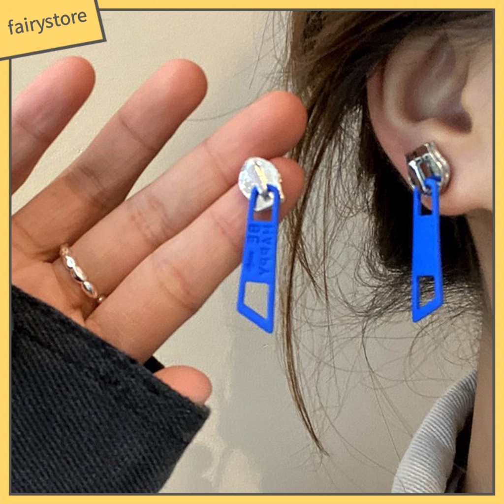 [FRO] 1 Đôi Bông Tai Lủng Lẳng Hình Đôi Mắt Bắt Sáng Vui Nhộn Không Gây Dị Ứng Trang Sức Công Sở