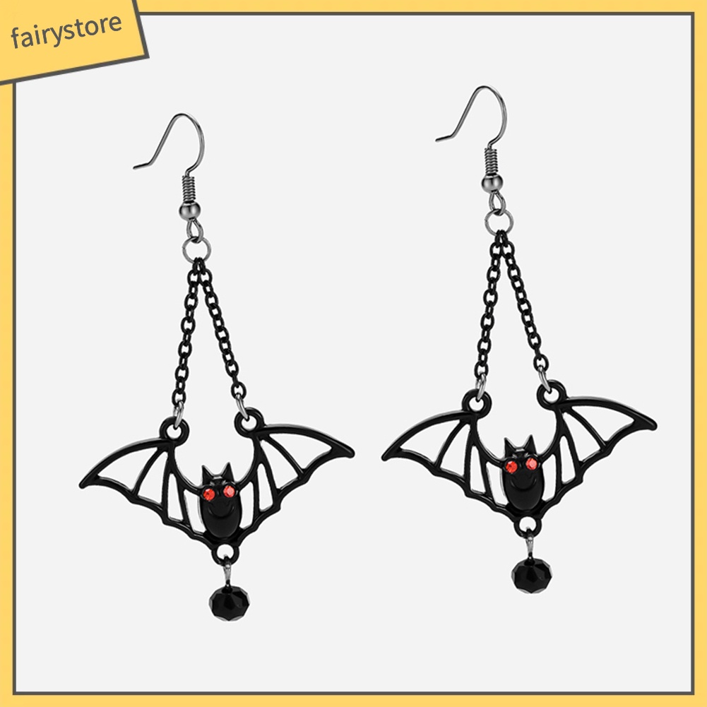 Bông Tai Hình Dơi Sáng Tạo Thời Trang Halloween Dành Cho Nữ