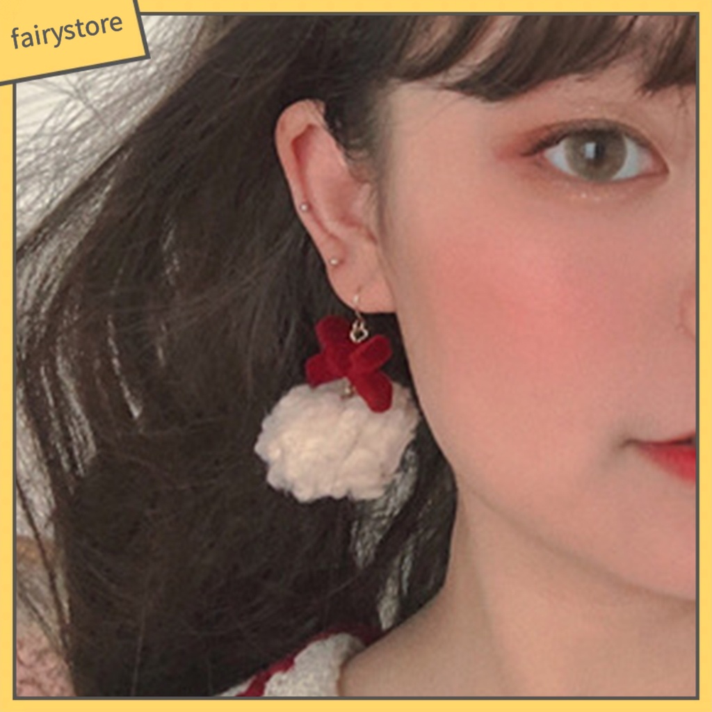 1 Đôi Bông Tai Hình Nơ Bằng Hợp Kim Dành Cho Nữ