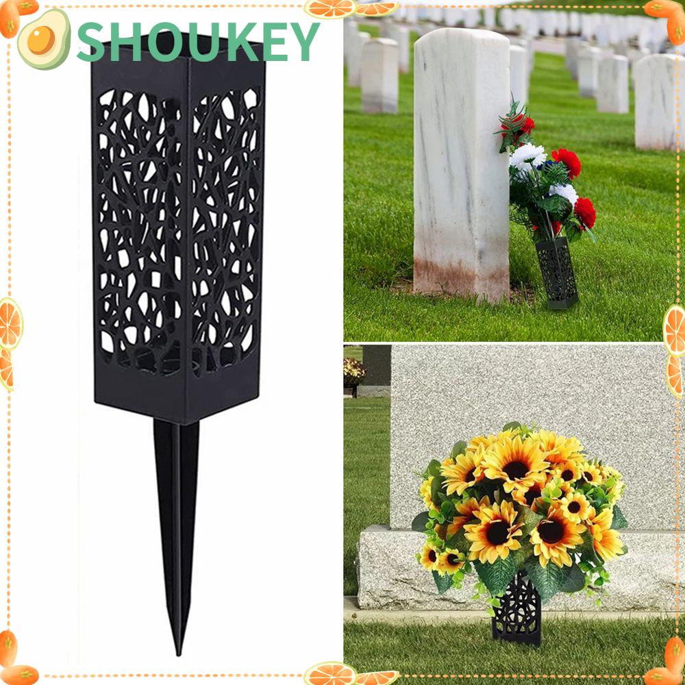 Giá Đỡ Bình Hoa Màu Đen Tiện Dụng Cho Sân Vườn