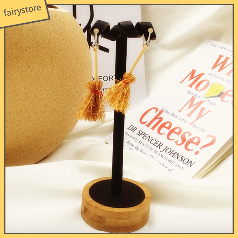 Móc Kẹp Tai Bằng Gỗ Hợp Kim Thiết Kế Sáng Tạo Cho Nữ