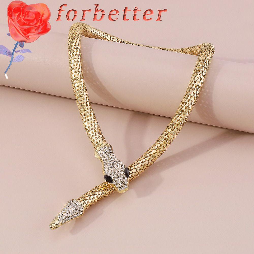 Forbetter Vòng Cổ Rắn Cường Điệu Đường Phố Cá Tính Thời Trang Cho Cặp Đôi|Dây Chuyền Xích Phong Cách Đường Phố Cá Tính