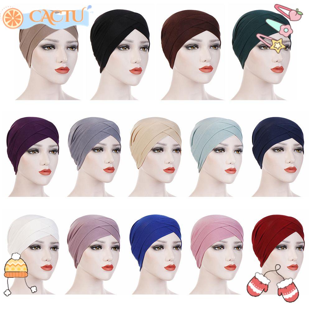 Mũ Turban Cotton Đan Chéo Phía Trước Thời Trang Nữ