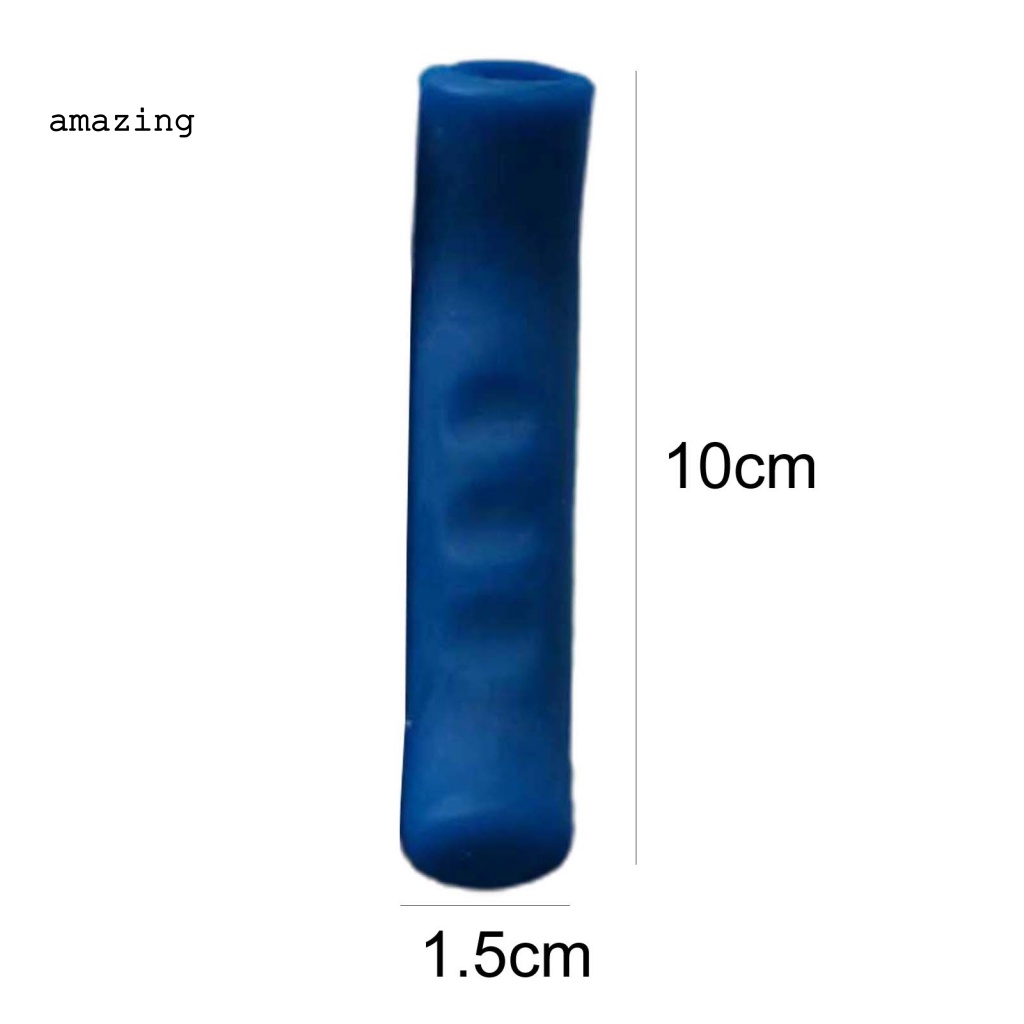 1 Cặp Vỏ Bọc Phanh Xe Đạp Bằng Silicone Chống Trượt Màu Sáng