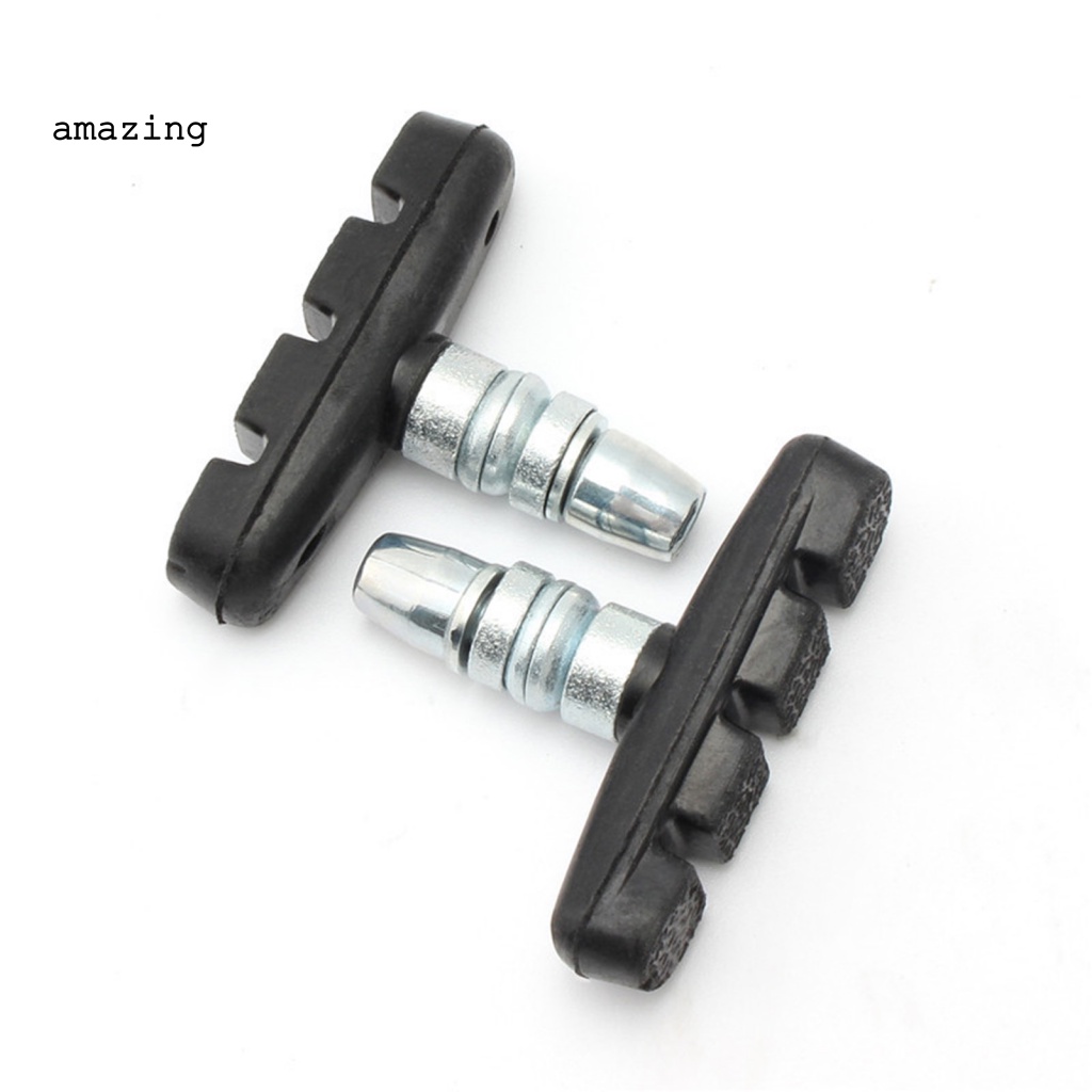 1 Cặp Má Phanh Xe Đạp Làm Việc Bằng Cao Su Cứng