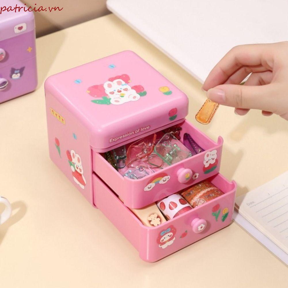 Hộp Đựng Mỹ Phẩm Để Bàn Có Ngăn Kéo Kiểu Dáng Đơn Giản Tiện Lợi