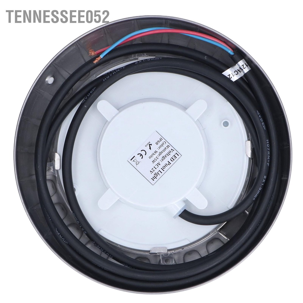 Tennessee052 Đèn LED hồ bơi bằng thép không gỉ 12V 35W Màu trắng IP68 chống nước dưới Ao với 468 chip ánh sáng