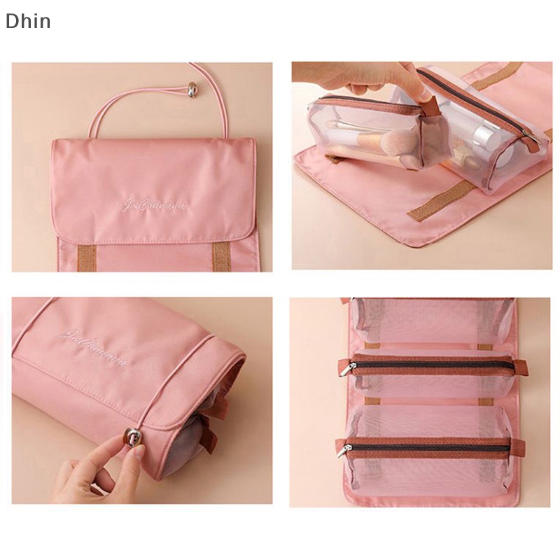 Set 4 Túi Đựng Đồ Trang Điểm 4 Trong 1 Có Thể Tháo Rời Tiện Dụng Khi Đi Du Lịch